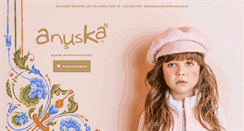 Desktop Screenshot of anuska.com.br